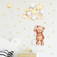 Up Up And Away Balloon Bear Decal - Just Kidding Store