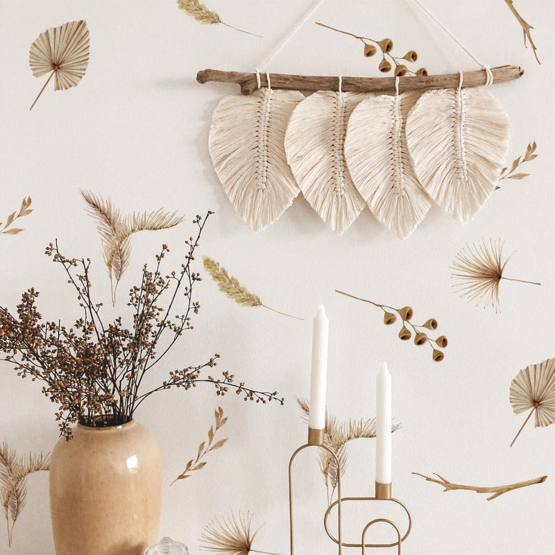 Boho Flowers Nursery Wall Sticker - Just Kidding Store