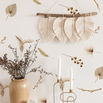Boho Flowers Nursery Wall Sticker - Just Kidding Store