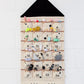 Wall Hanging Advent Calendar - 24 Pockets Canvas Storage Bag - Just Kidding Store