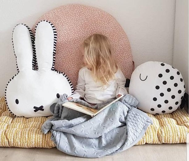 Miffy Pillow - Kawaii Bunny Cushion - Just Kidding Store