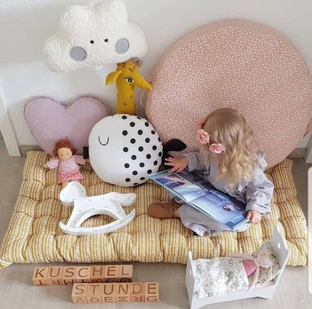 Sleepy Fish Pillow - Kids Cushion - Just Kidding Store