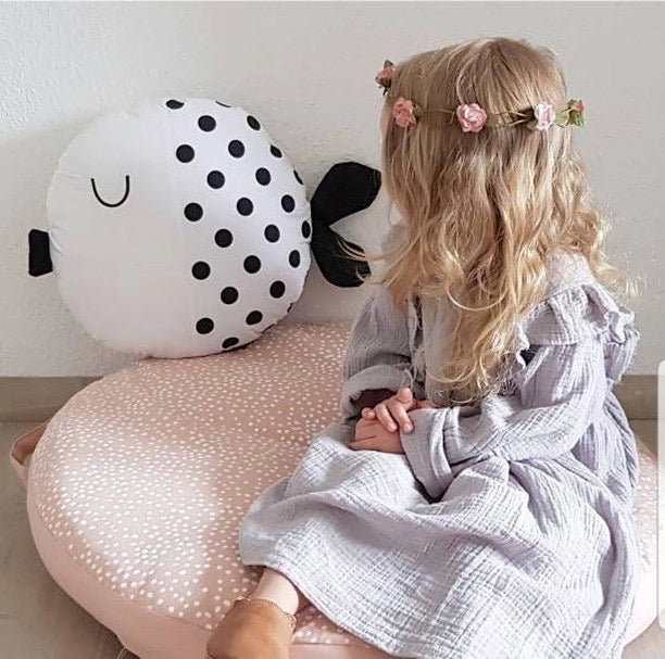 Sleepy Fish Pillow - Kids Cushion