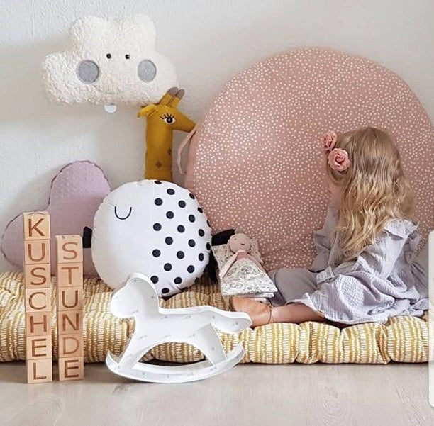 Sleepy Fish Pillow - Kids Cushion - Just Kidding Store