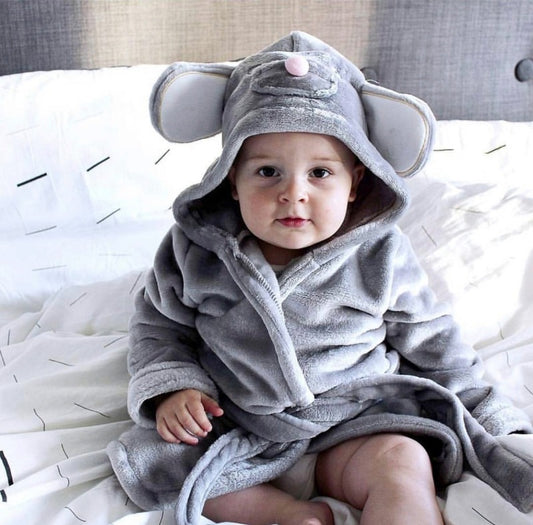Squirrel baby and kids bathrobe nightgown - Just Kidding Store