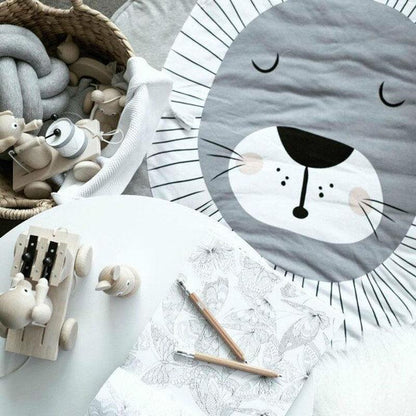 Lion Playmat Sleepy Lion Baby Toddler Crawling Mat Just Kidding Store 