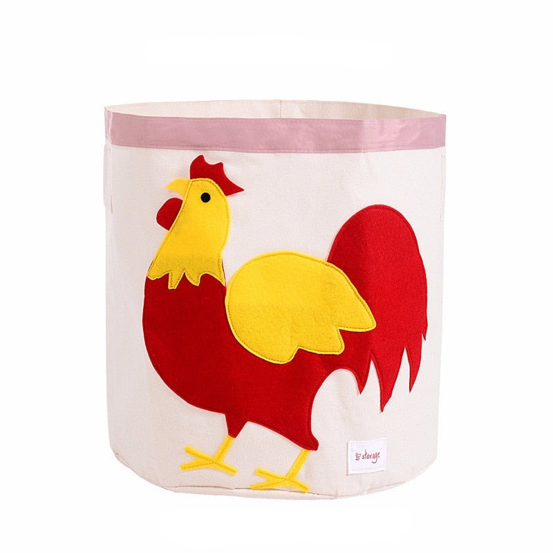 Cartoon Toy Storage - Kids Laundry Basket - Just Kidding Store