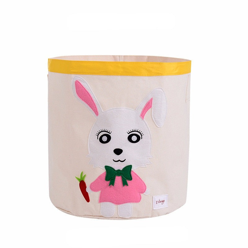 Cartoon Toy Storage - Kids Laundry Basket - Just Kidding Store