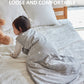 Anti-Kick Sleeping Bag - 2.5Tog Quilted Cotton Blanket - Just Kidding Store
