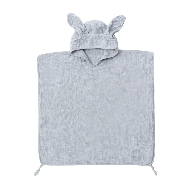 Muslin Hooded Poncho Childrens Towel - Just Kidding Store