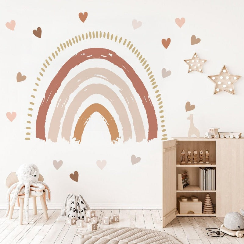 Big Rainbow Nursery Children Wall Decal - Just Kidding Store