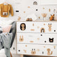 Boho Forest Animals Nursery Children Wall Decals - Just Kidding Store