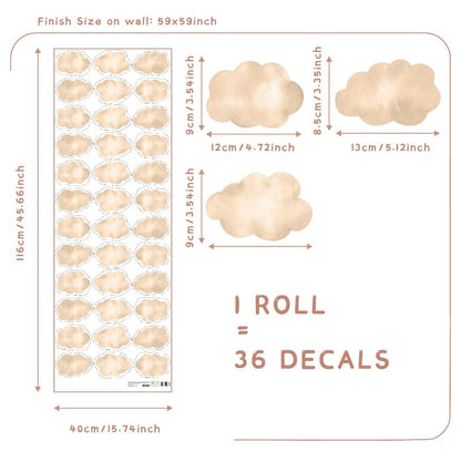 Sakura Flowers Nursery Boho Wall Decals - Just Kidding Store