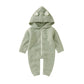 Hooded Knitted Infant Winter Jumpsuit - Just Kidding Store