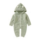 Hooded Knitted Infant Baby Toddler Jumpsuit - Just Kidding Store