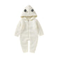 Hooded Knitted Winter Infant Jumpsuit - Just Kidding Store