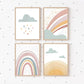 Abstract Sun Rainbow Cloud Canvas Prints - Just Kidding Store