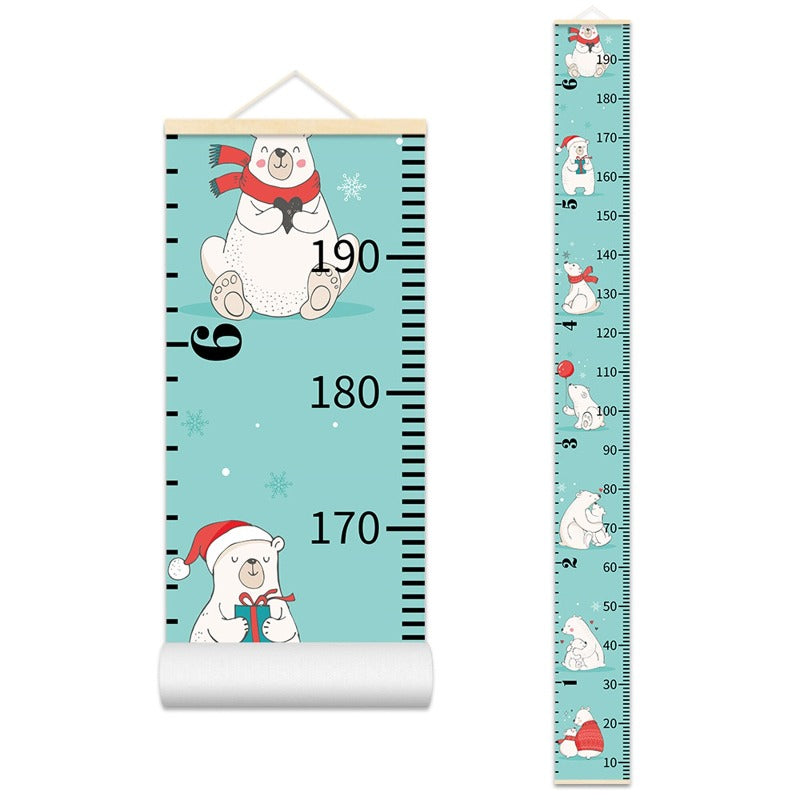 Wooden Height Measure - Wall Hanging Growth Chart - Just Kidding Store