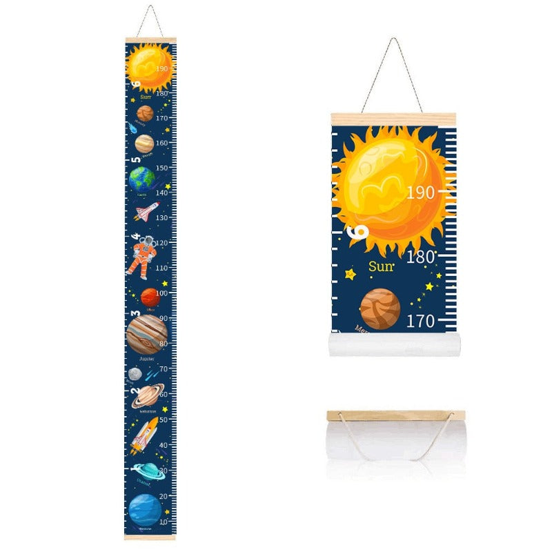 Outer Space Height Measure - Hanging Growth Chart - Just Kidding Store