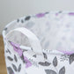 Spring Flowers Laundry Basket - Toys Organizer - Just Kidding Store