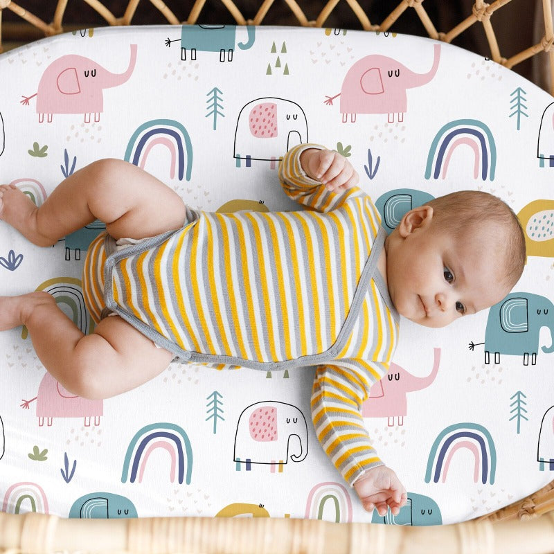 Fitted Baby Bassinet Sheet - Just Kidding Store