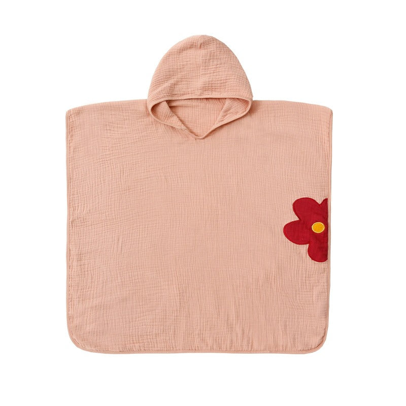 Muslin Hooded Poncho Childrens Towel - Just Kidding Store