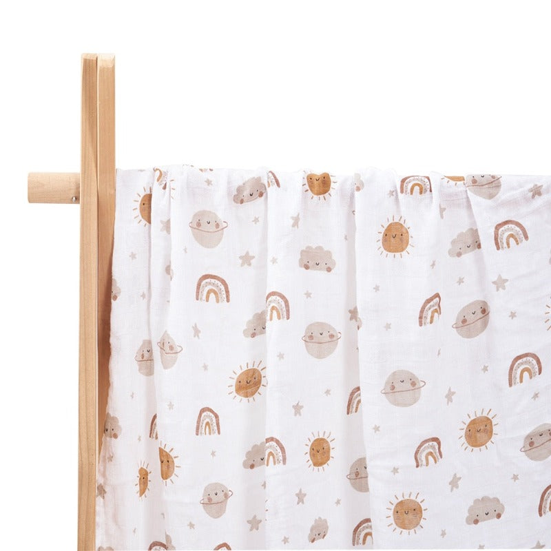 Anytime Anywhere Baby Wrap Muslin Swaddle Blanket - Just Kidding Store