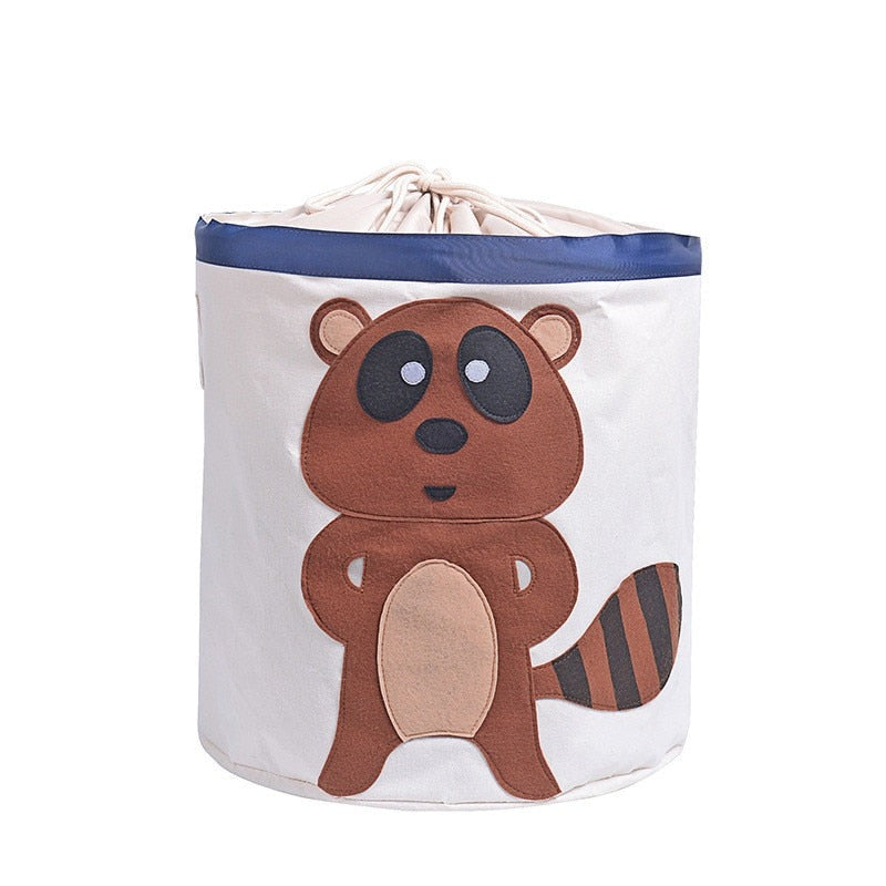 Cartoon Toy Storage - Kids Laundry Basket - Just Kidding Store