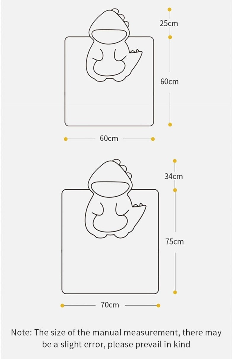 Bath Towel Cloak - Antibacterial Hooded Bathrobe - Just Kidding Store