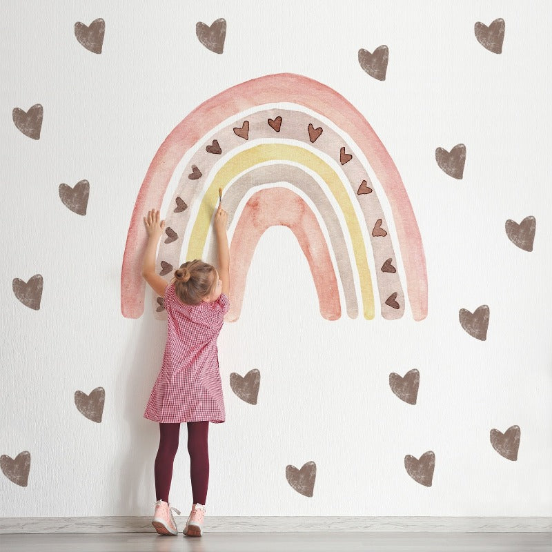 Big Rainbow Nursery Children Wall Decal - Just Kidding Store