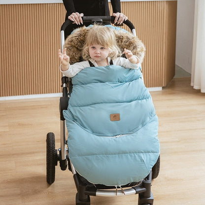 Winter Windproof Footmuff - Adjustable Length Pram Sack 0-4Y - Just Kidding Store