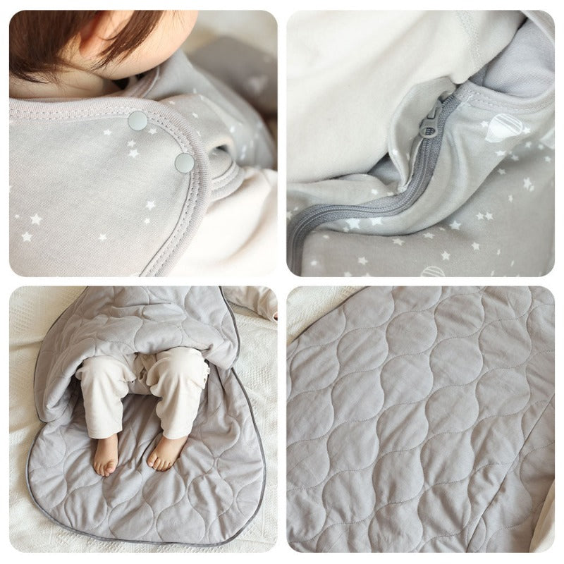 Anti-Kick Sleeping Bag - 2.5Tog Quilted Cotton Blanket - Just Kidding Store