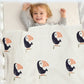 Toucan Cotton Baby Nursery Children Knitted Blanket - Just Kidding Store