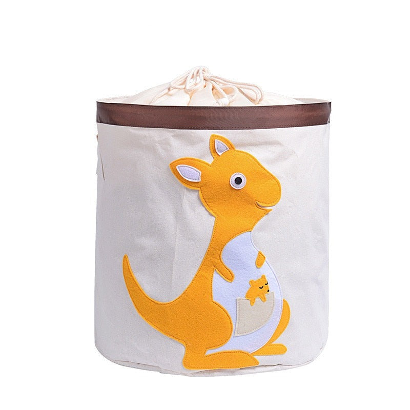 Cartoon Toy Storage - Kids Laundry Basket - Just Kidding Store