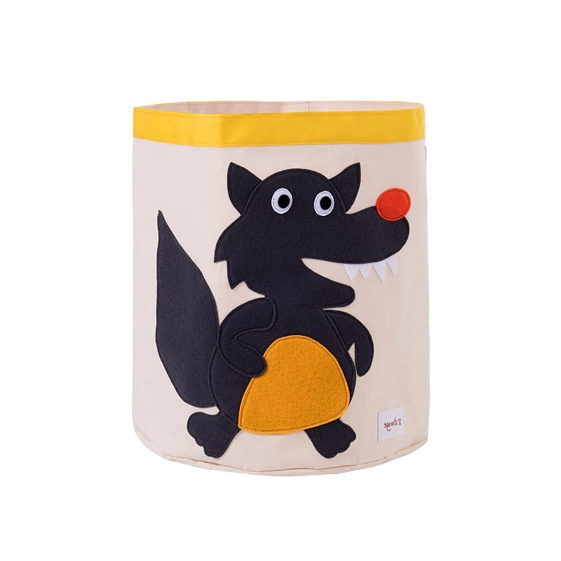 Cartoon Toy Storage - Kids Laundry Basket - Just Kidding Store