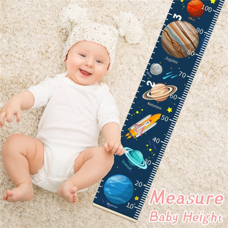 Outer Space Height Measure - Hanging Growth Chart - Just Kidding Store