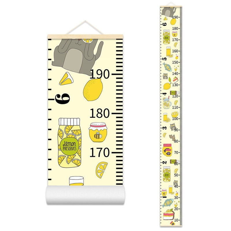 Wooden Height Measure - Wall Hanging Growth Chart - Just Kidding Store