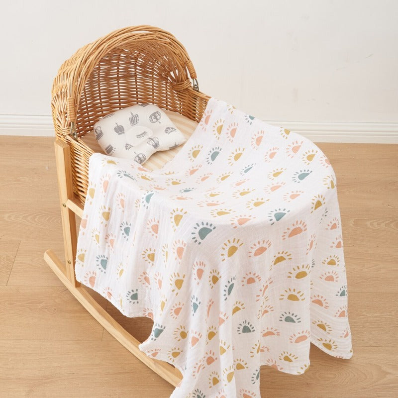 Anytime Anywhere Baby Wrap Muslin Swaddle Blanket - Just Kidding Store