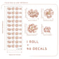 Sakura Flowers Nursery Boho Wall Decals - Just Kidding Store