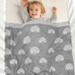 Rainbow Baby Nursery Knit Blanket - Just Kidding Store