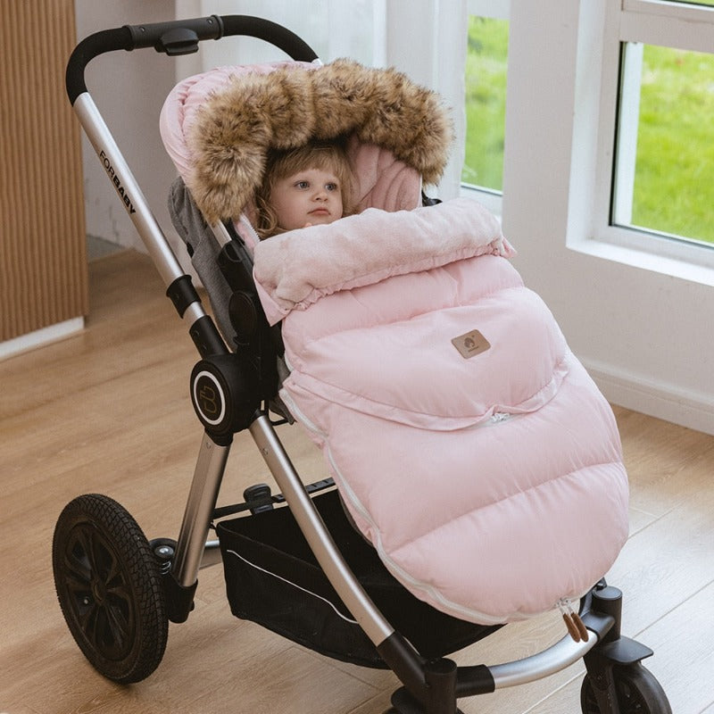 Winter Windproof Footmuff - Adjustable Length Pram Sack 0-36M - Just Kidding Store