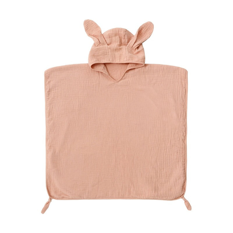 Muslin Hooded Poncho Childrens Towel - Just Kidding Store