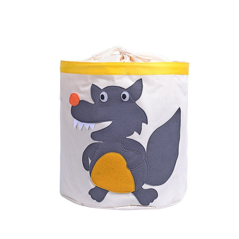 Cartoon Toy Storage - Kids Laundry Basket - Just Kidding Store