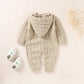 Hooded Knitted Baby Infant Toddler Jumpsuit - Just Kidding Store