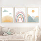 Abstract Sun Rainbow Cloud Canvas Prints