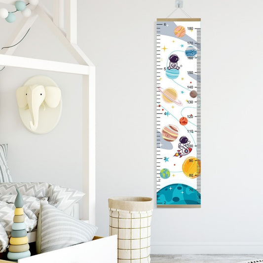 Spaceman Kids Growth Chart - Height Measure Ruler - Just Kidding Store