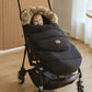 Winter Windproof Footmuff - Adjustable Length Pram Sack 0-4Y - Just Kidding Store
