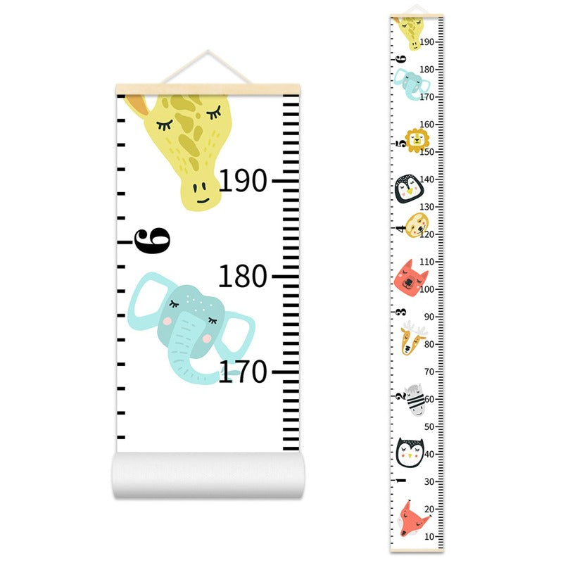 Wooden Height Measure - Wall Hanging Growth Chart - Just Kidding Store