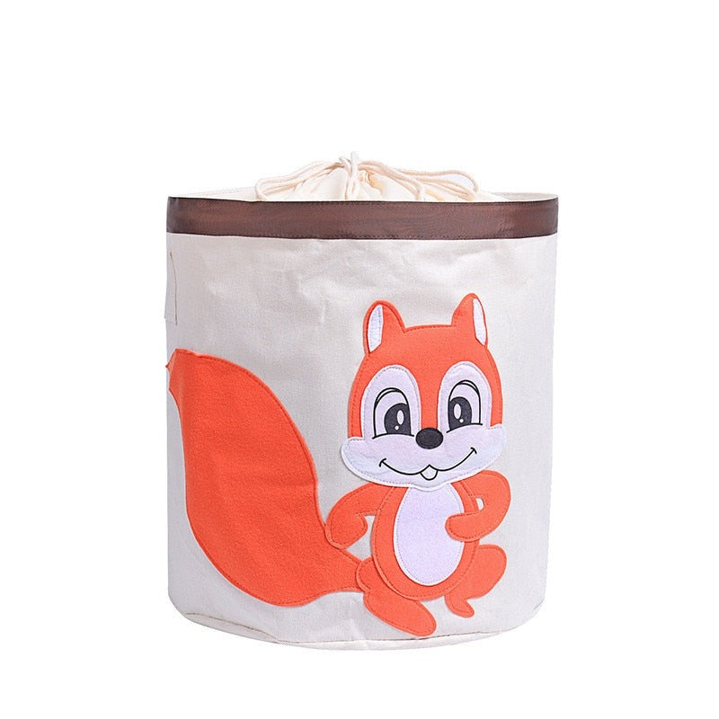 Cartoon Toy Storage - Kids Laundry Basket - Just Kidding Store