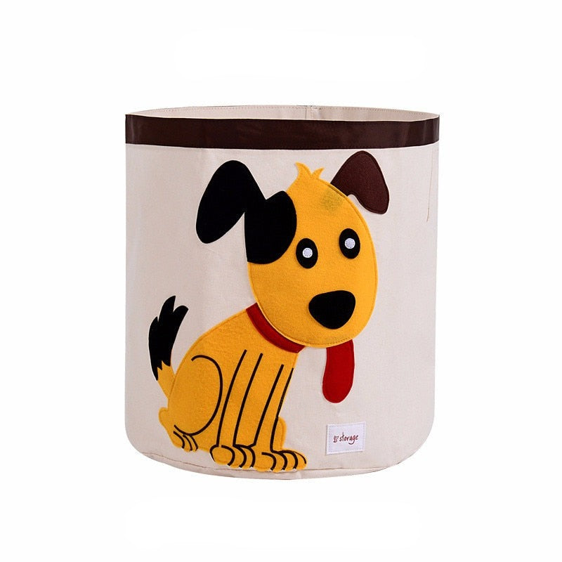Cartoon Toy Storage - Kids Laundry Basket - Just Kidding Store